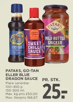MENY Pataks, Go-Tan eller Blue Dragon sauce tilbud