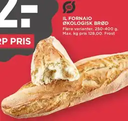 MENY Il Fornaio økologisk brød tilbud