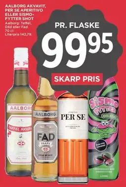 MENY Aalborg Akvavit, Per Se Aperitivo eller Sismo Fritter Shot tilbud