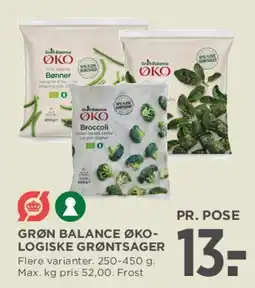 MENY Grøn Balance økologiske grøntsager (frosne) tilbud