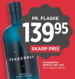 MENY Skagerrak Nordic Dry Gin tilbud