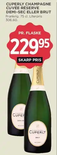 MENY Cuperly Champagne Cuvée Réserve tilbud