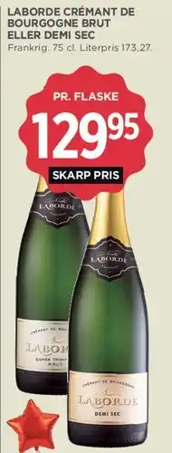 MENY Laborde Crémant de Bourgogne tilbud