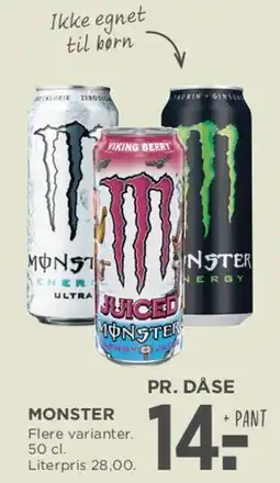 MENY Monster (dåse) tilbud