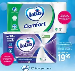 MENY Lotus Comfort / Lotus Premium toiletpapir tilbud