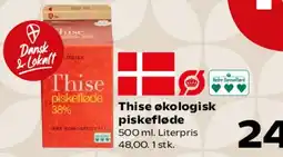 SuperBrugsen Thise økologisk creme fraiche / fraiche tilbud