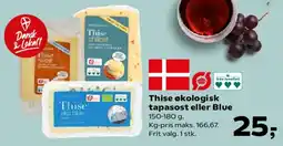 SuperBrugsen Thise økologisk tapasost eller Blue tilbud