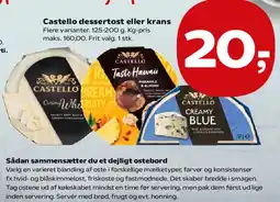 SuperBrugsen Castello dessertost eller krans tilbud