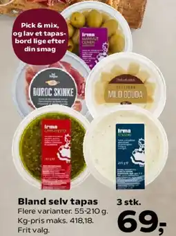 SuperBrugsen Bland selv tapas tilbud