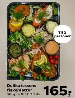 SuperBrugsen Delikatessens fiskefplatte tilbud