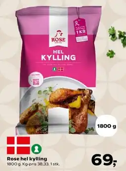 SuperBrugsen Rose hel kylling tilbud