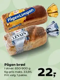 SuperBrugsen Pågen brød tilbud