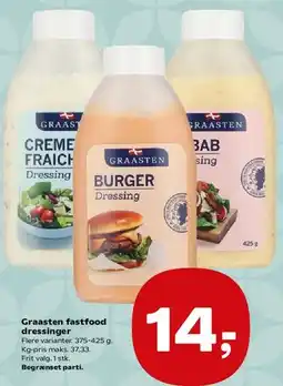 SuperBrugsen Graasten fastfood dressinger tilbud