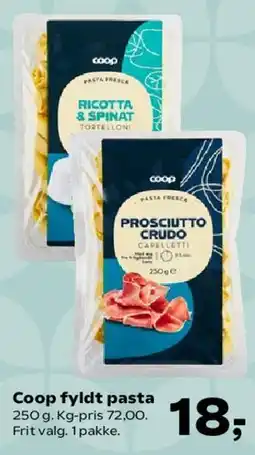 SuperBrugsen Coop fyldt pasta tilbud