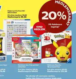 SuperBrugsen Pokémon Pikachu 3D puslespil tilbud