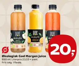 Kvickly Økologisk God Morgen juice tilbud