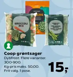 Kvickly Coop grøntsager tilbud