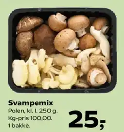 Kvickly Svampemix tilbud
