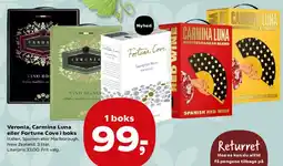 Kvickly Boxed wines – Veronia, Carmina Luna, Fortune Cove tilbud