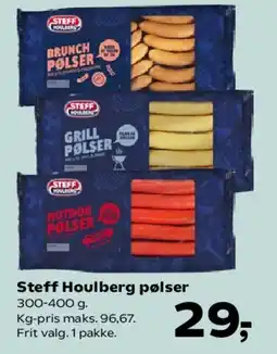 Kvickly Steff Houlberg pølser tilbud