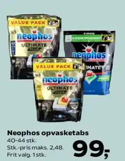 Kvickly Neophos opvasketabs tilbud