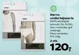 Kvickly Herre-undertøjsserie tilbud