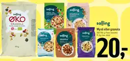 Føtex salling Mysli eller granola tilbud