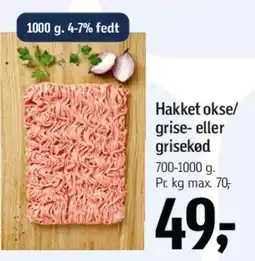 Føtex Hakket okse- eller grisekød tilbud