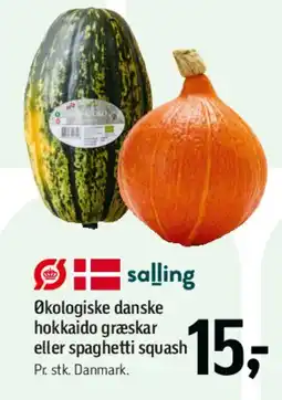 Føtex Økologiske danske hokkaido græskar eller squash tilbud