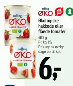 Føtex Økologiske hakkede eller flåede tomater tilbud