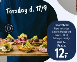 Føtex Smørrebrød tilbud