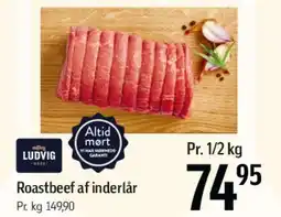 Føtex Roastbeef af inderlår tilbud