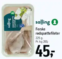 Føtex Ferske rødspættefileter tilbud