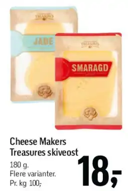 Føtex Cheese Makers Treasures skivesost tilbud