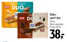 Føtex Ritter sport duo tilbud