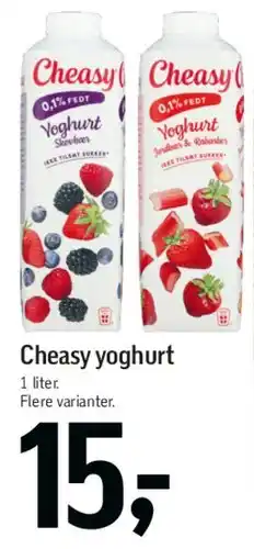 Føtex Cheasy yoghurt tilbud