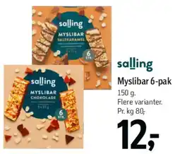 Føtex Myslibar 6-pak tilbud