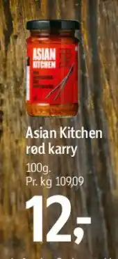 Føtex Asian Kitchen rød karry tilbud