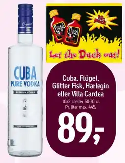Føtex Cuba, Flügel, Glitter Fisk, Harlequin eller Villa Cardea tilbud