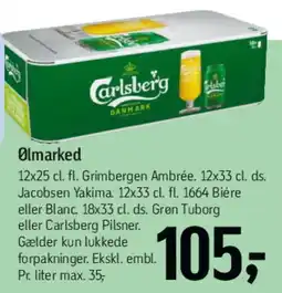 Føtex Ølmarked (udvalgte mærker) tilbud