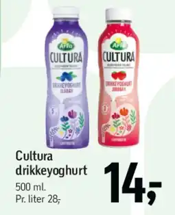 Føtex Cultura drikkeyoghurt tilbud