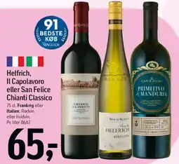 Føtex Helfrich, Il Capolavoro eller San Felice Chianti Classico tilbud