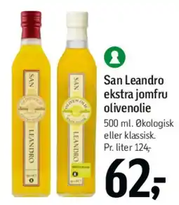 Føtex San Leandro ekstra jomfru olivenolie tilbud