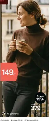 Føtex Rullekravebluse tilbud