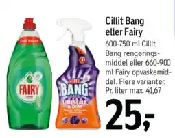 Føtex Cillit Bang eller Fairy tilbud