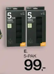 Føtex Strømper / 5-pak tilbud