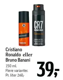 Føtex Cristiano Ronaldo eller Bruno Banani (deodorant) tilbud