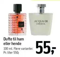 Føtex Dufte til ham eller hende tilbud