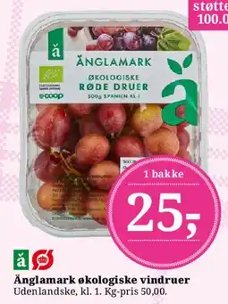 Dagli'Brugsen Änglamark økologiske vindruer tilbud