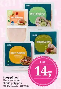 Dagli'Brugsen Coop pålæg tilbud